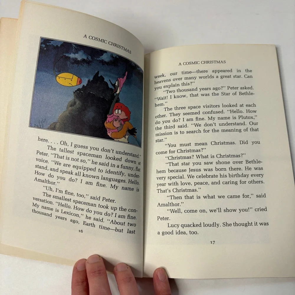 A COSMIC CHRISTMAS Ken Sobol 1979 1st Ed Camelot Printing Avon Books‎ COLOR *
